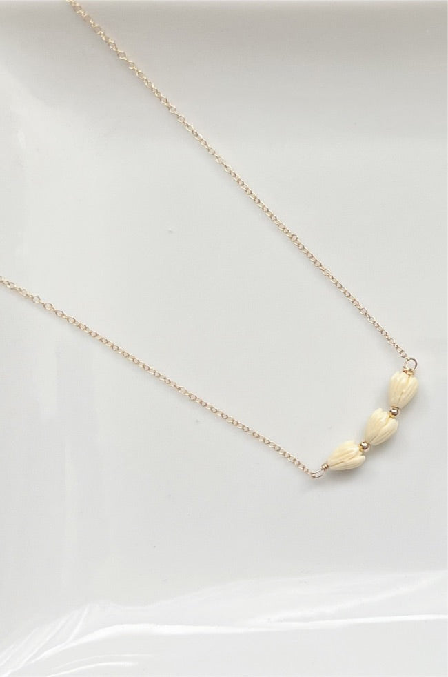 Pikake shell necklace