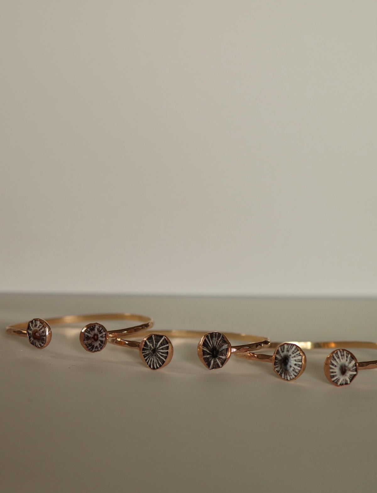 Double Opihi Bezel Cuff