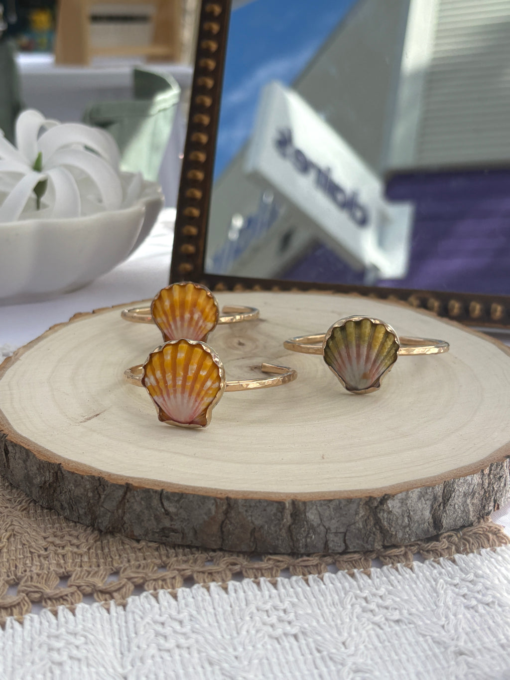 Single Sunny bezel Cuff