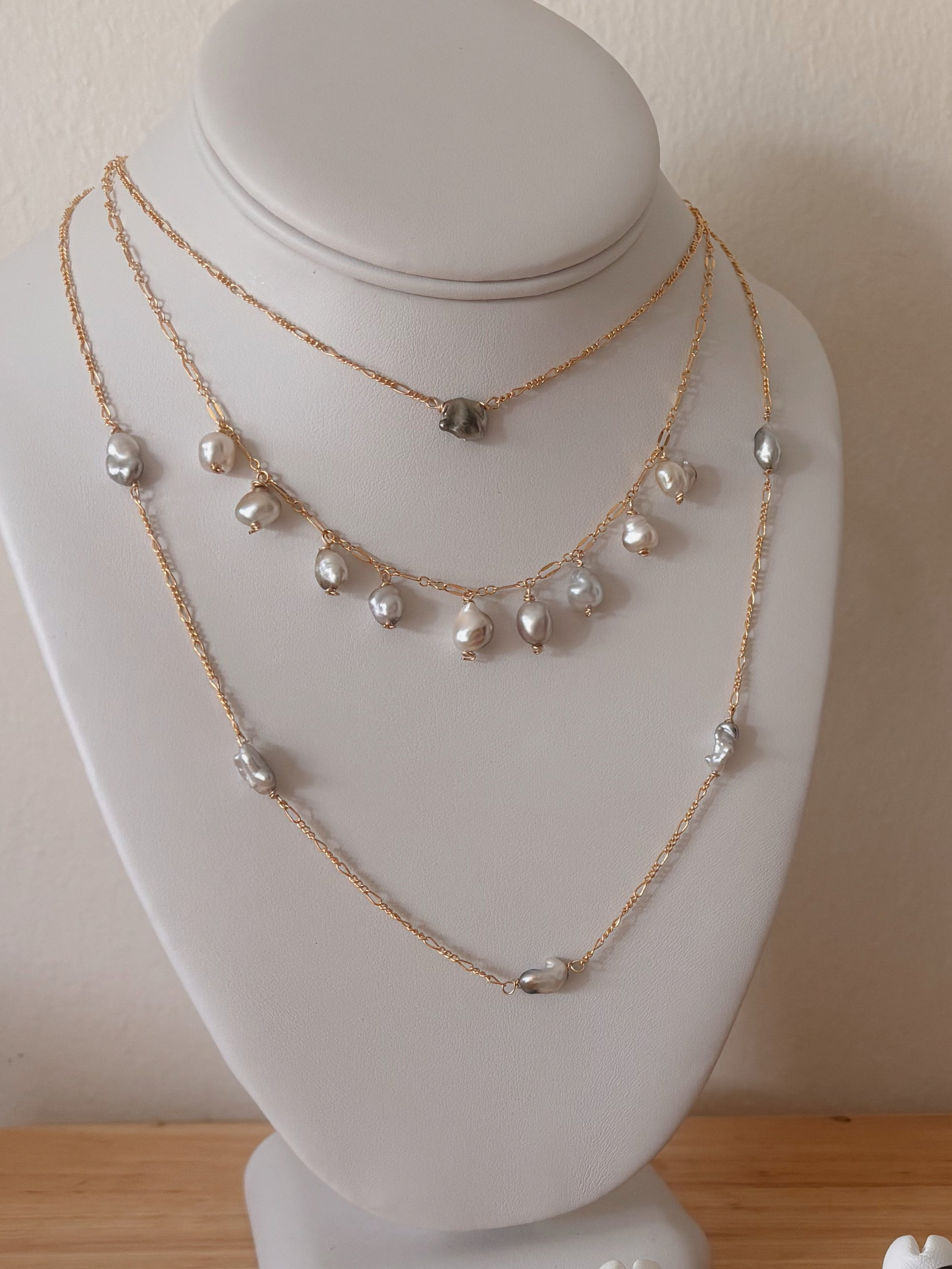 Keshi Pearl Necklace