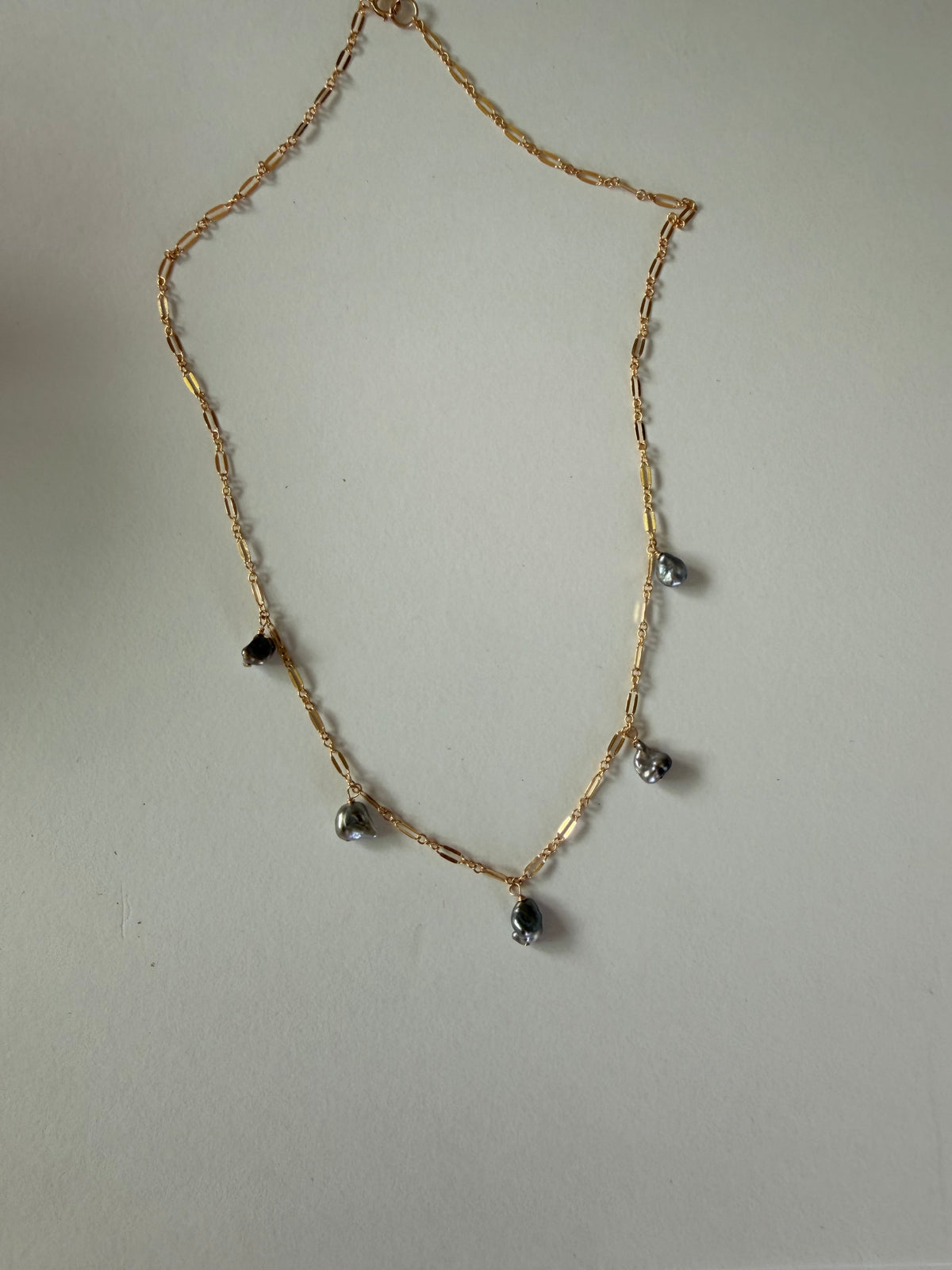 5 keshi Necklace