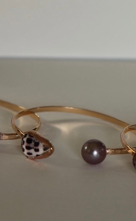 Edison Hebrew bezel Cuff