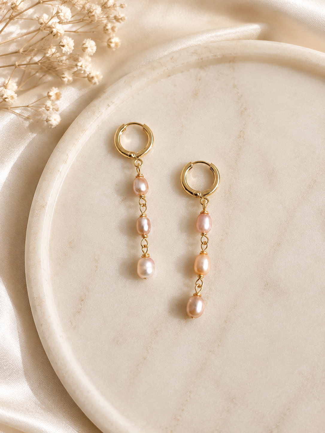 Edison Keshi Drop Earrings